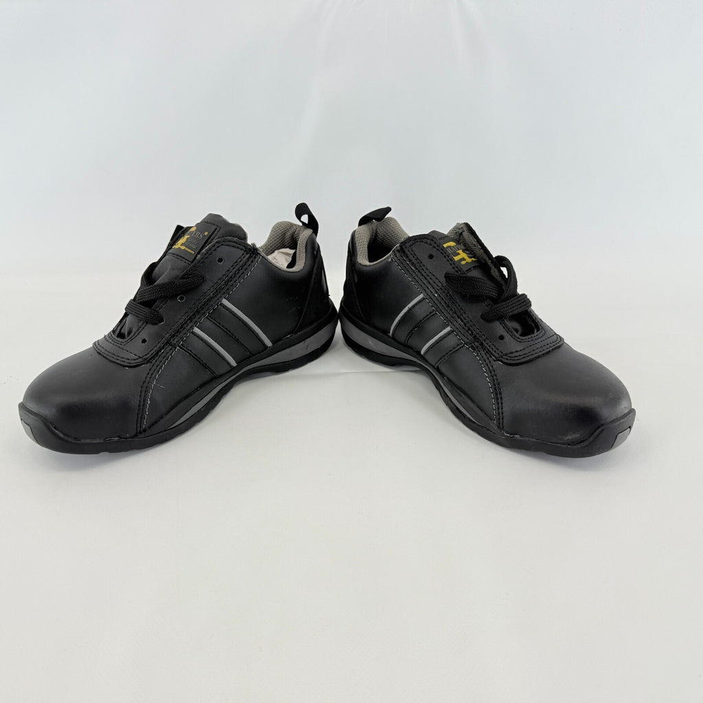 Grafters Leather Ankle Safety Boots Steel Toe Cap Lace Up Work Trainer UK size 3