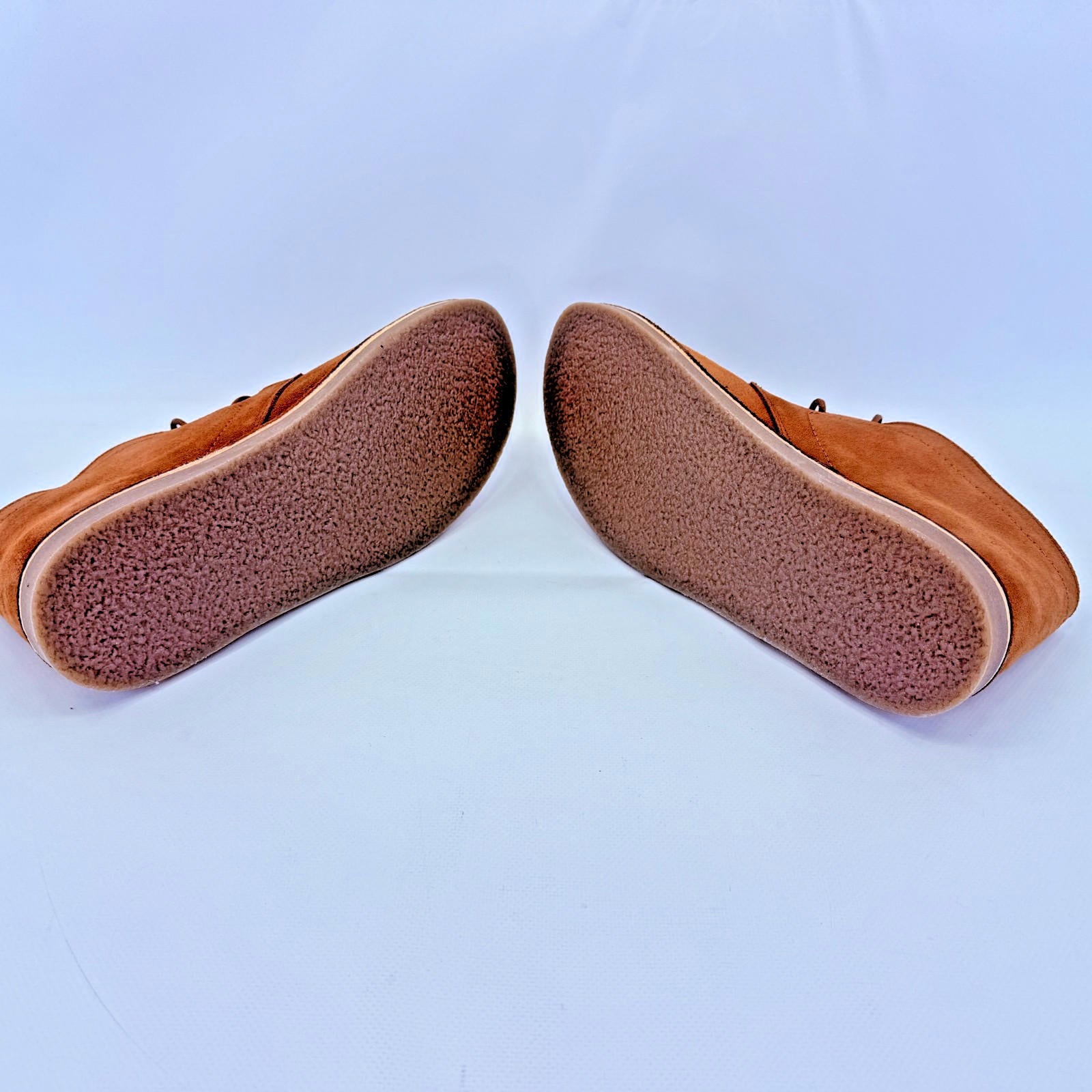 Delicious Junction Crowley Suede Desert Boots in Ginger Brown size UK 9 EU 43