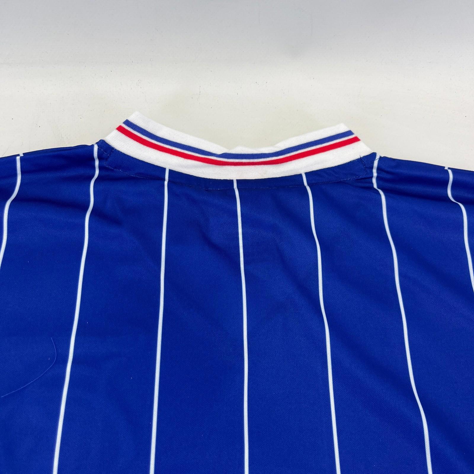 Rangers FC 1983/84 Score Draw Retro Football Shirt League Cup Final size S - New