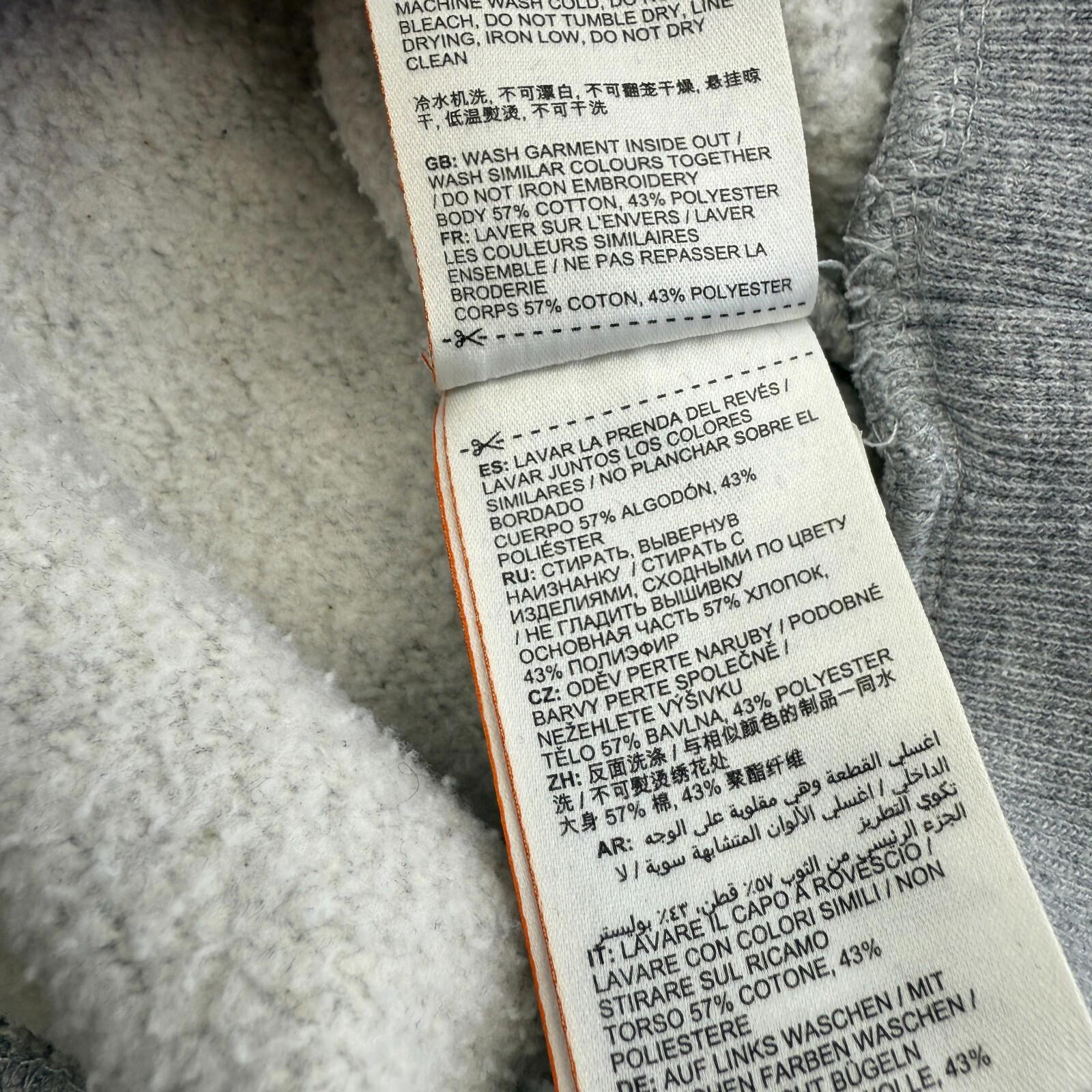 Superdry Limited Women's Sports Hoodie Grey Spell-Out Pullover UK 12 Baggy Fit