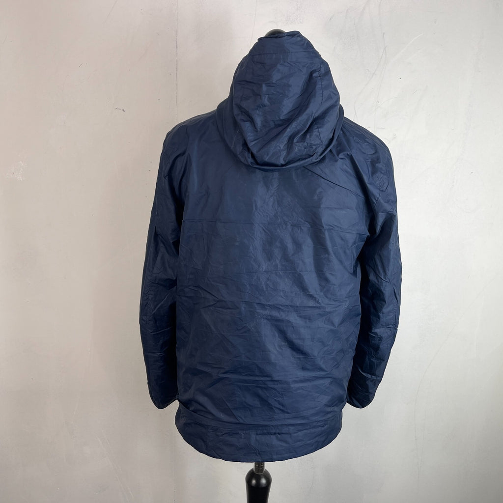 Nike Sportswear Jacket Men's size M Navy Blue Windrunner Windbreaker Hood Lined