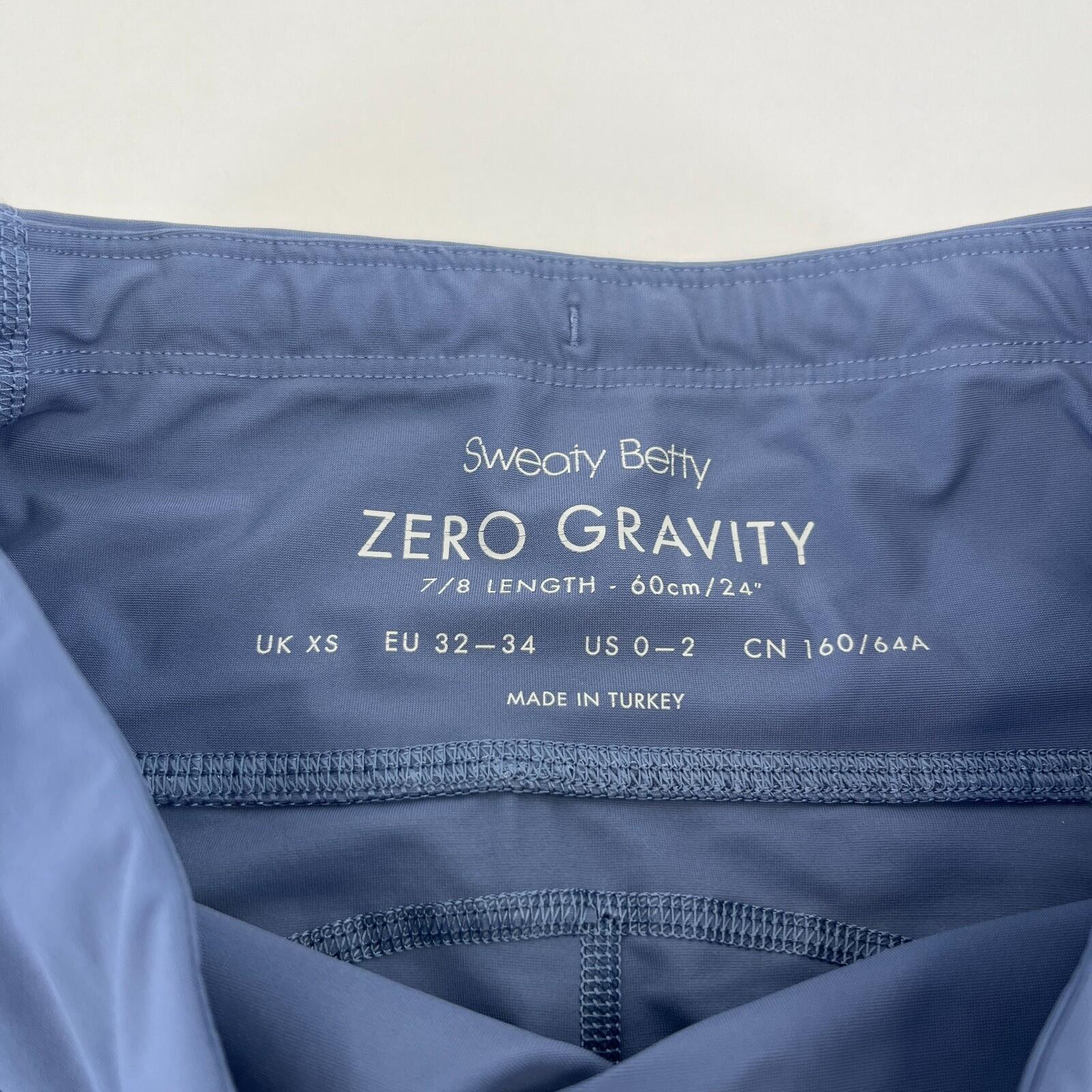 Sweaty Betty Zero Gravity Leggings size XS - 7/8th Length in Blue