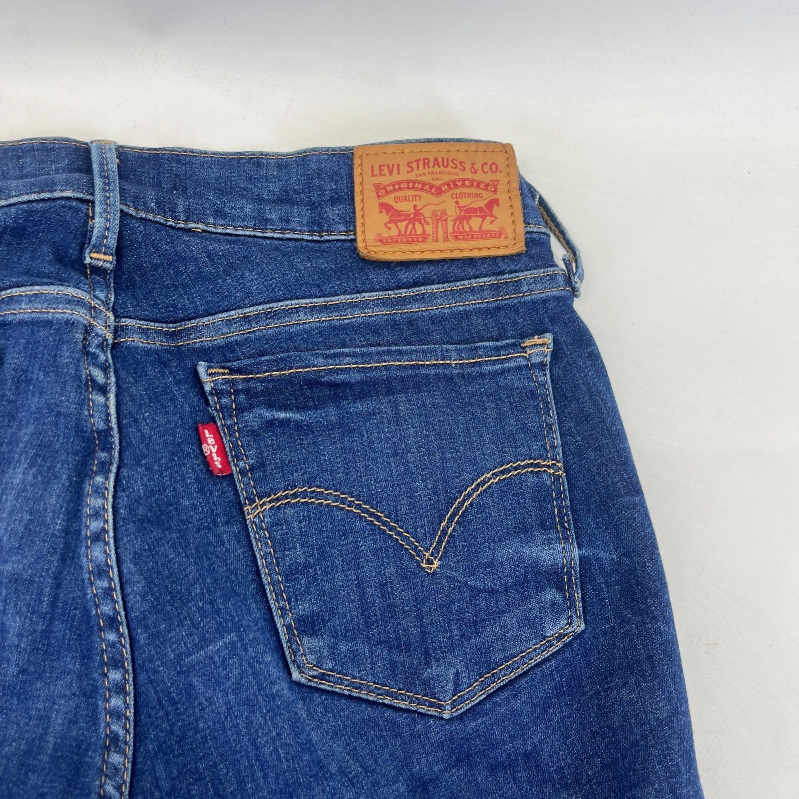 Levi's 710 Super Skinny Blue Denim Womens Jeans W27 L32