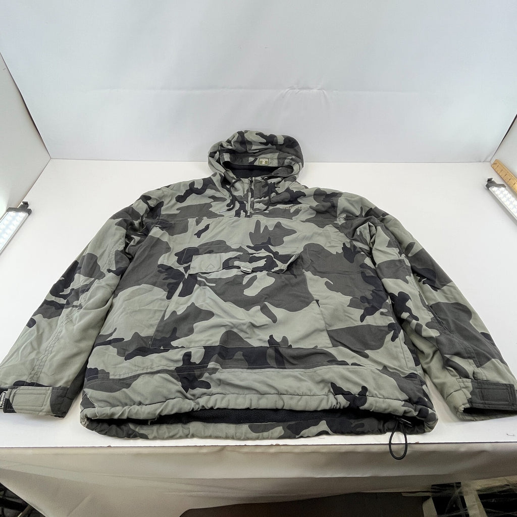 Ezekiel Grey Camo Pullover Jacket Skate Streetwear size L - E2EK1EL