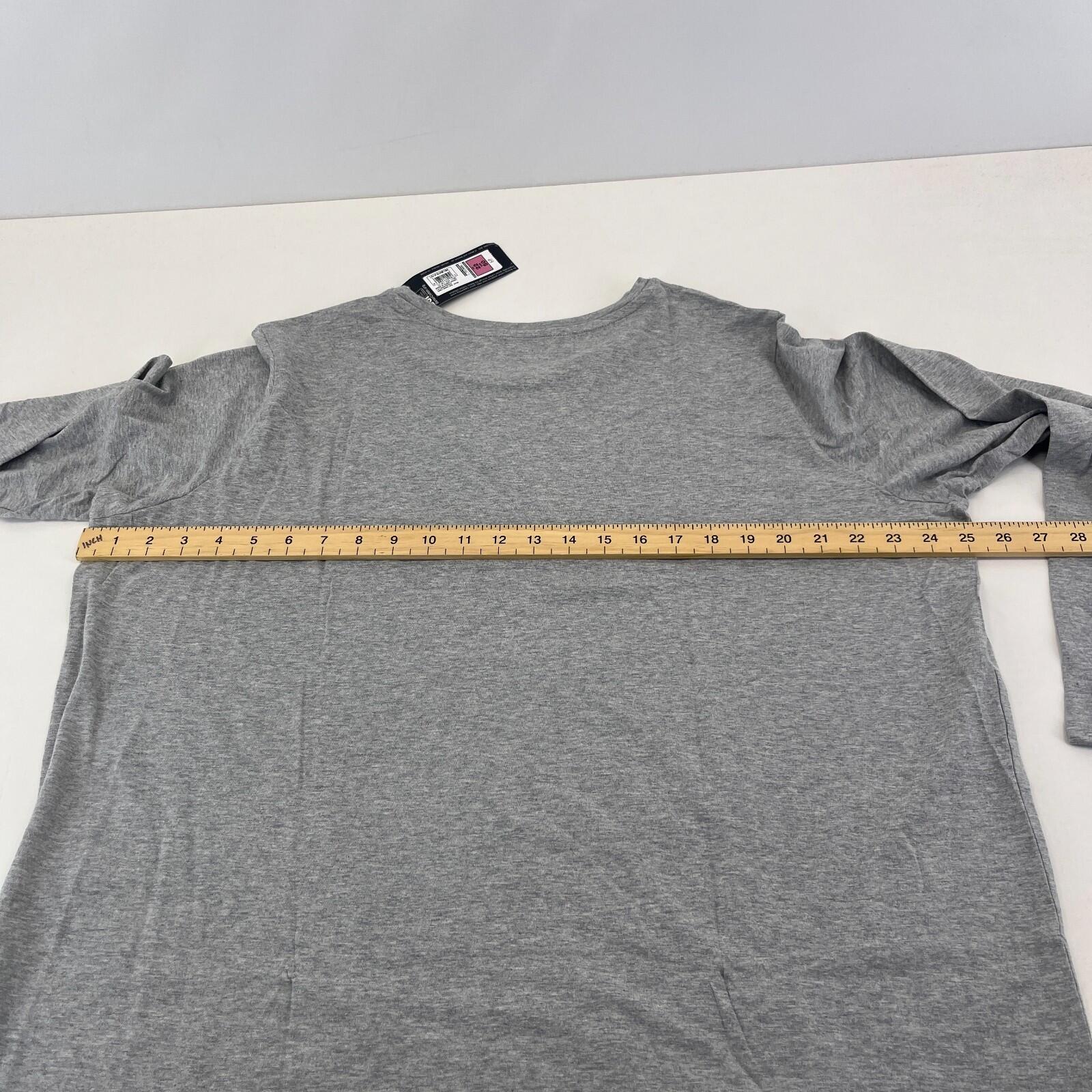 M&S Collection Women's Crew Neck Pullover Top Grey Long Sleeve size 22