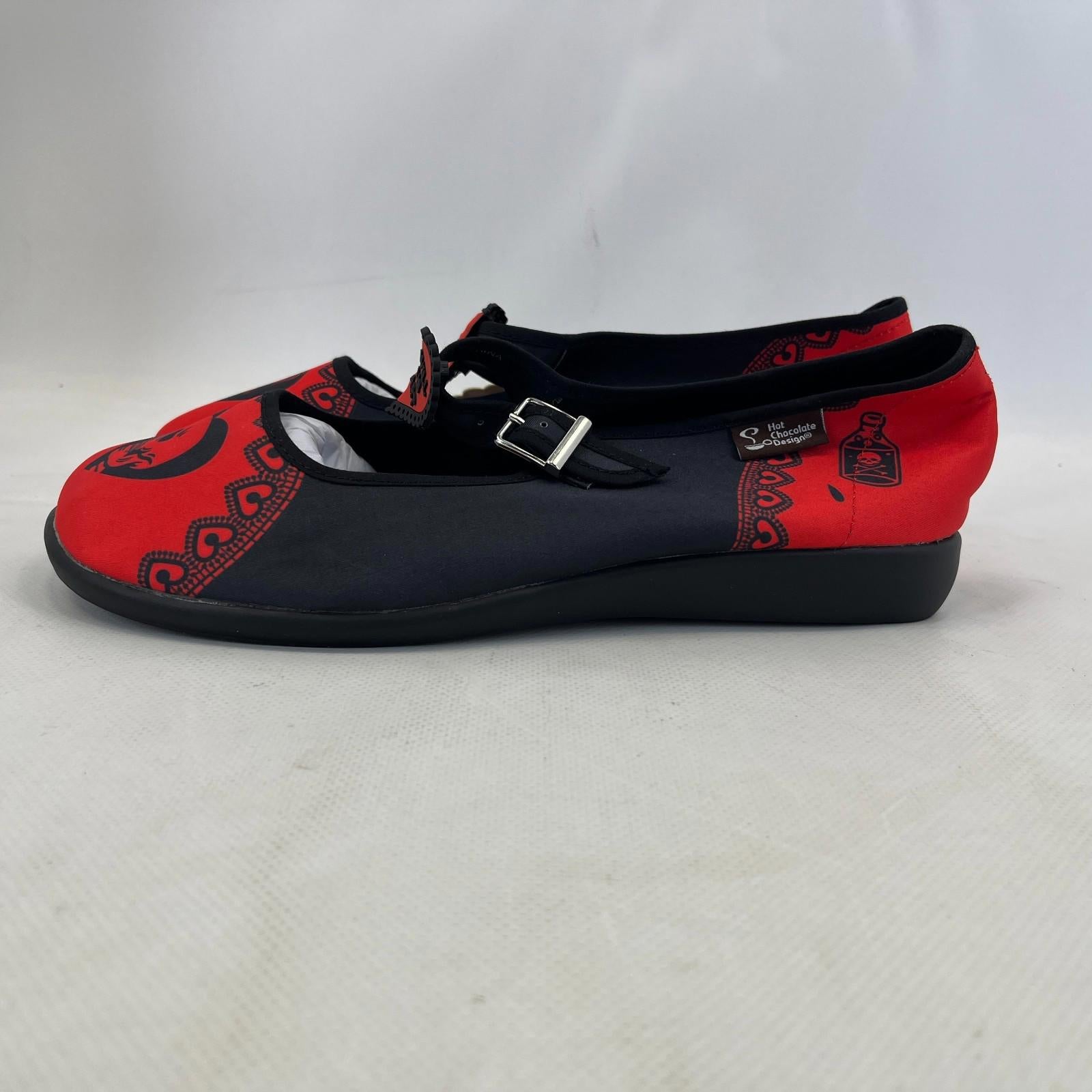 Chocolaticas Mary Jane Shoes Love Will Tear Us Apart UK 8 with Authenticity Cert