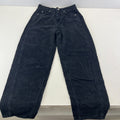Whistles Autumn Winter Black Paperbag Corduroy Jeans Trousers size 27 Leg 26"