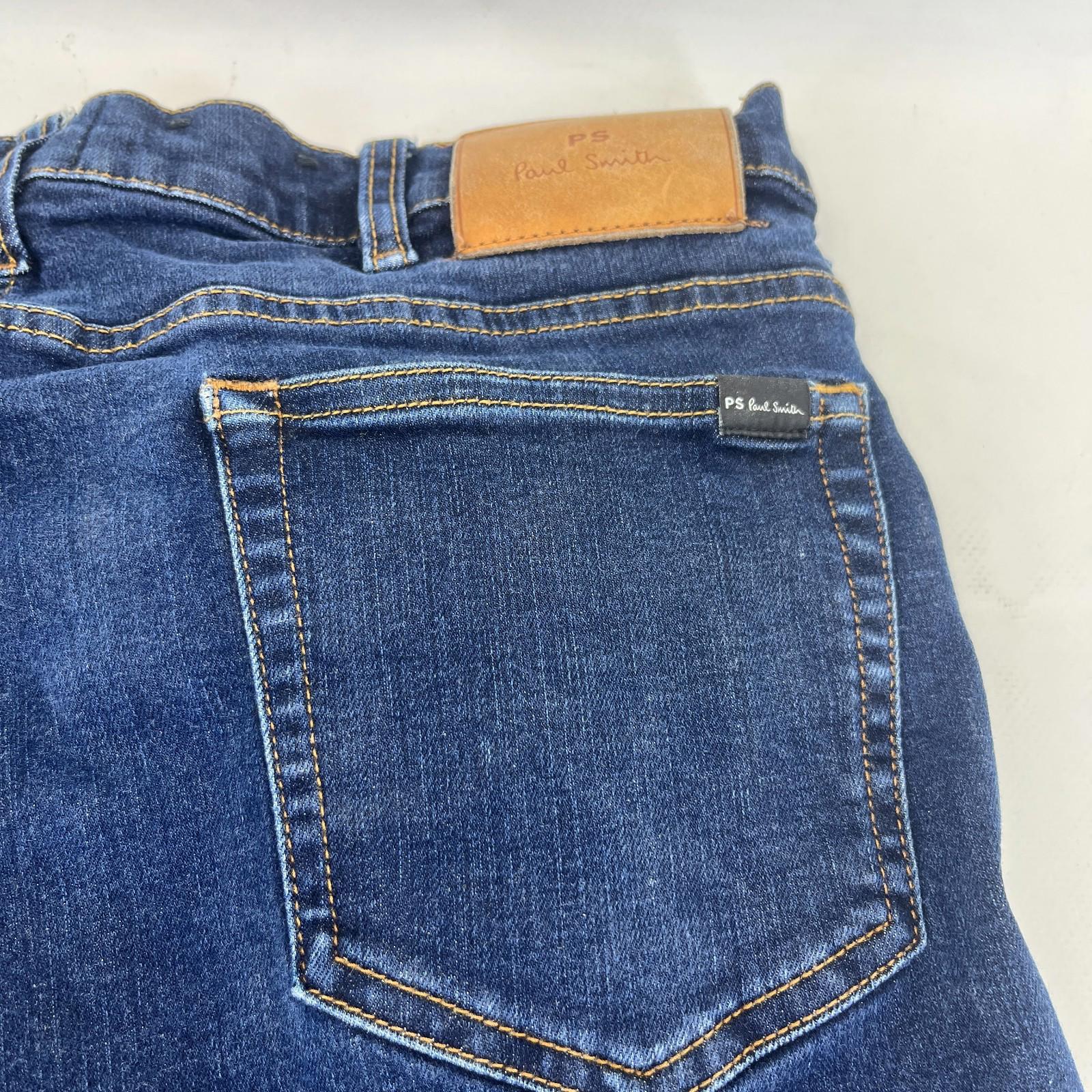 Paul Smith Jeans Men Straight Leg Slim Fit size 32S Y2K Dark Blue W32" L29"