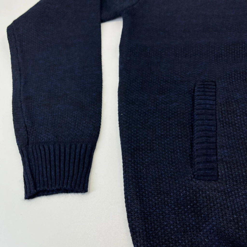 Raphael Valencino Thermal Fleece Lined Jacket Navy Blue Long Sleeve Mens XL  New