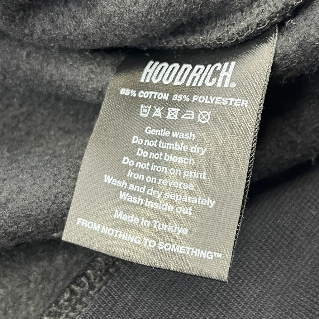 Hoodrich Men’s Black Embroidered Logo Pullover Hooded Hoodie size S - NWOT