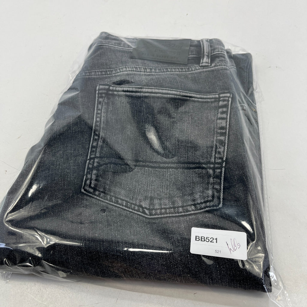 Mens SuperDry 04 Daman Straight Stretch Black Jeans W31" L31"