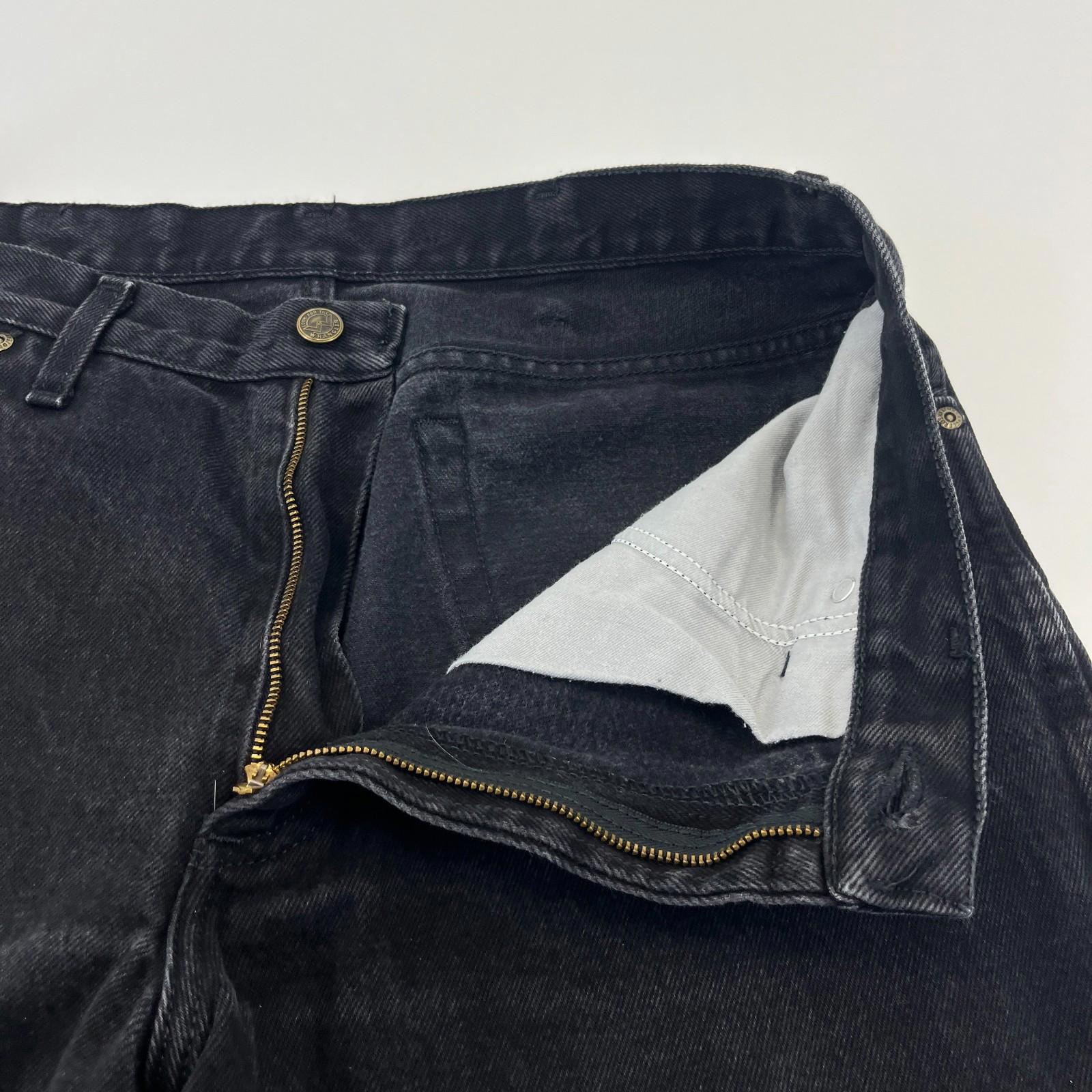 Wrangler Men’s Black Straight Fit Jeans size W34" L32" 100% Cotton