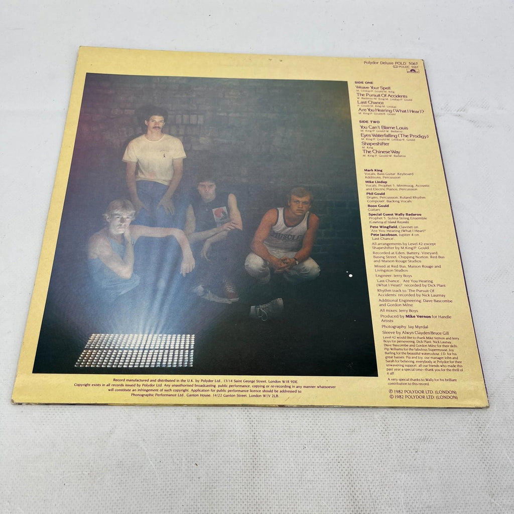 Level 42 - The Pursuit Of Accidents 1982 12” Vinyl LP ERecord X/VG