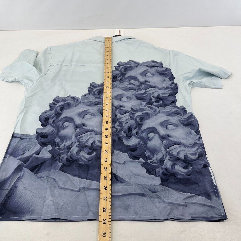 TLDE Gloomy Bear AOP Short Sleeve Shirt Greek Statue Print size S - Sh*te Shirt