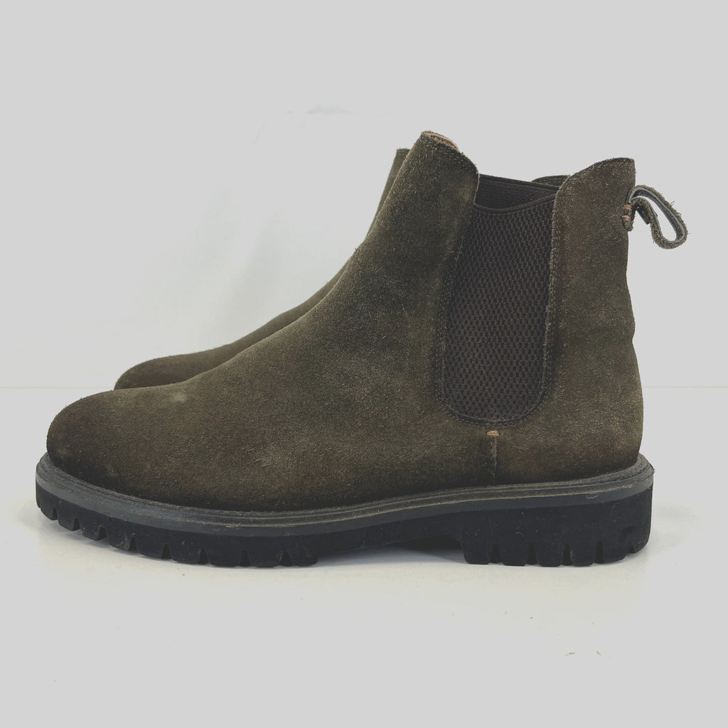 White Stuff Men’s Dark Brown Suede Chelsea Boots size UK 10 - EU 44
