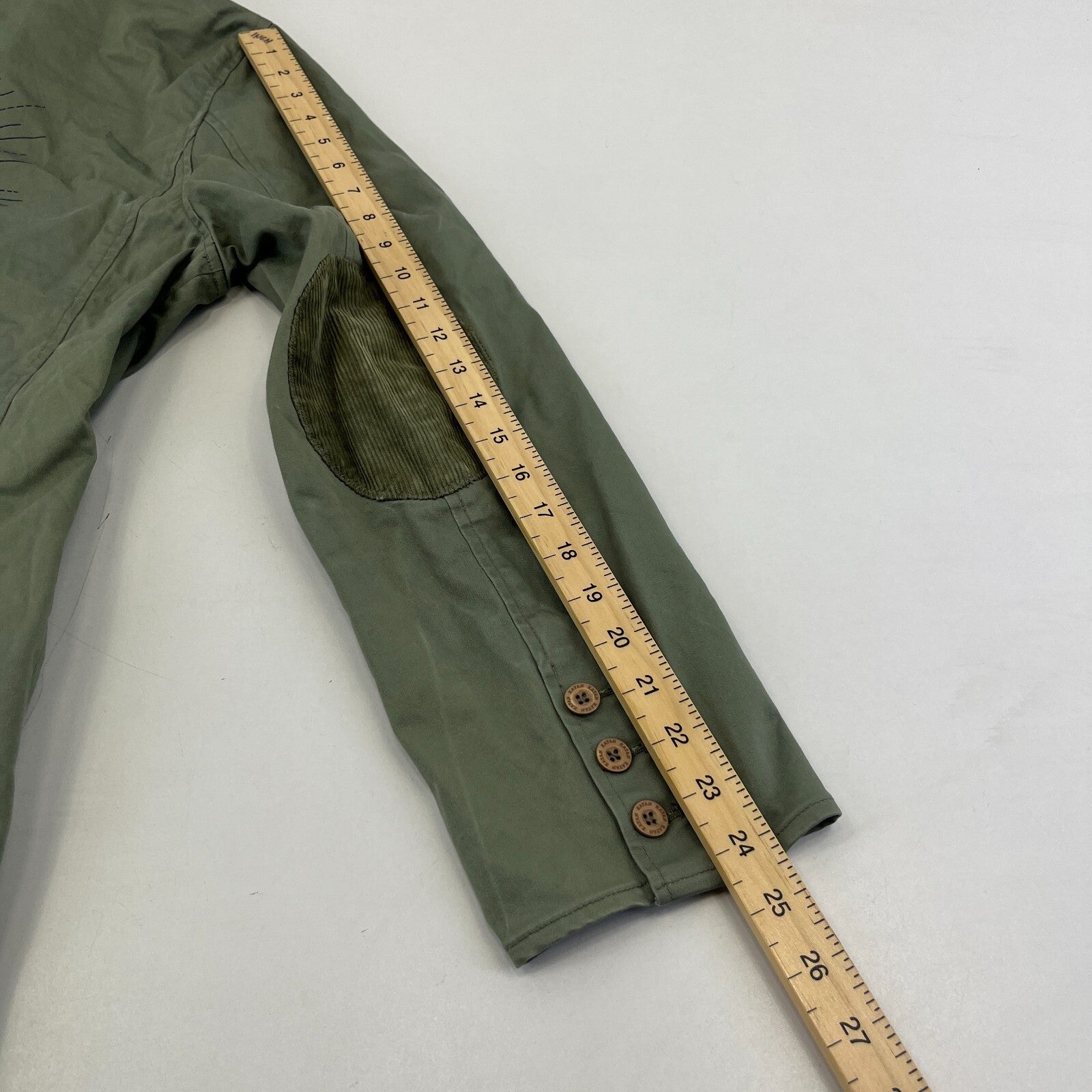 Keyan Olive Green Chino Chore Jacket size Large