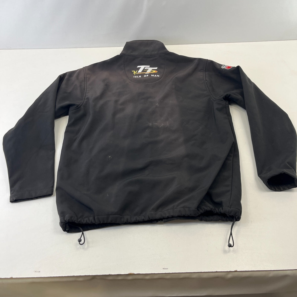 Isle of Man TT Racing Softshell Jacket Official Road Races Men's size XS Black