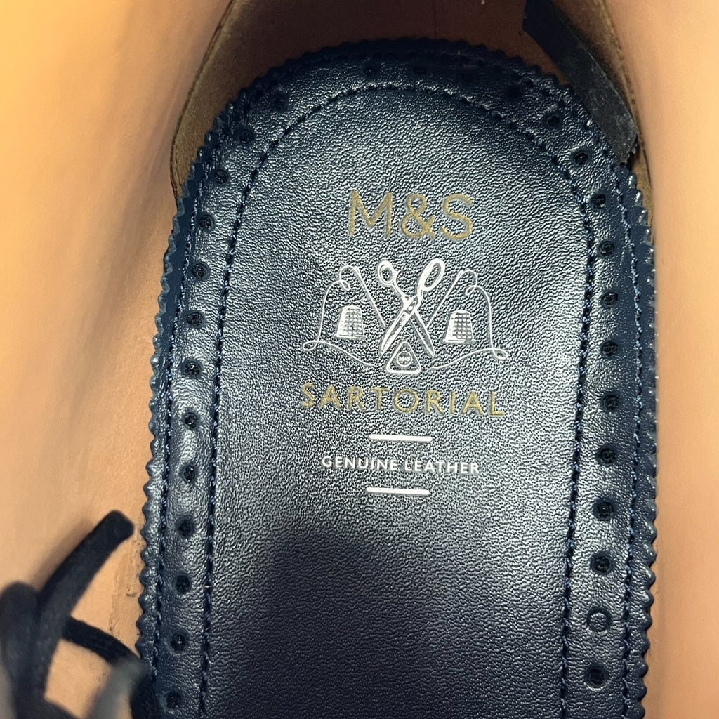 Marks & Spencer Sartorial Black Leather Smart Luxury Boots UK 10 RRP £120 New