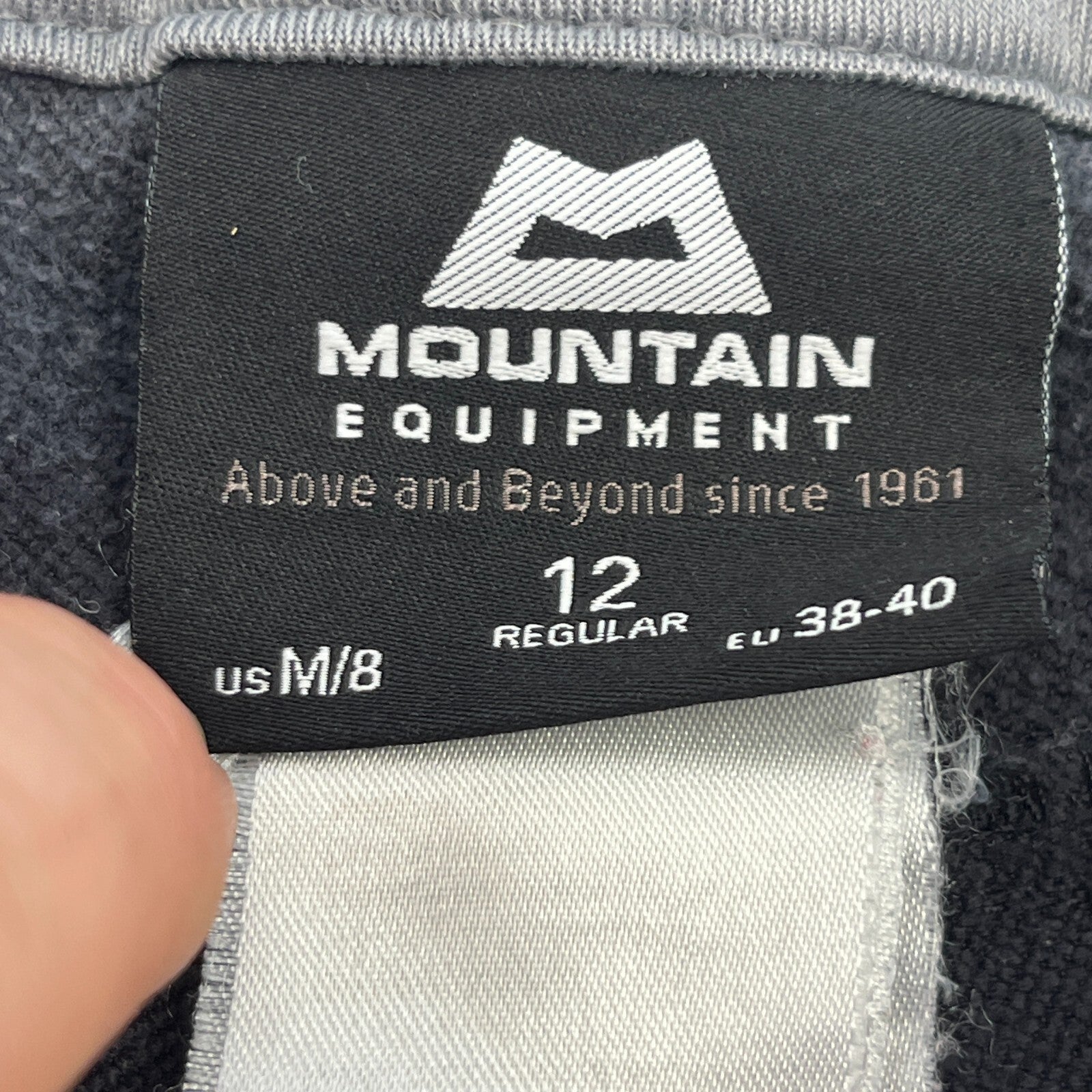 Mountain Equipment Ibex Pants Charcoal Grey Hiking Trousers Womens UK 12 Leg 32"