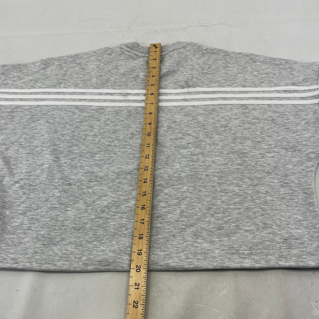 Manchester United Adidas Baggy Cropped Women's Sweatshirt Light Grey size Medium