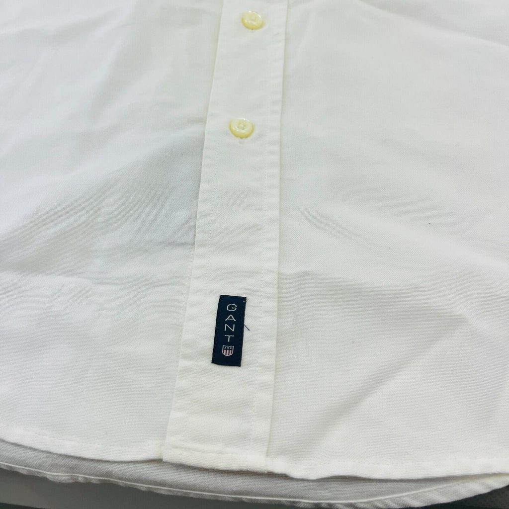 Gant The University Oxford Shirt Mens size Medium in Light Cream White