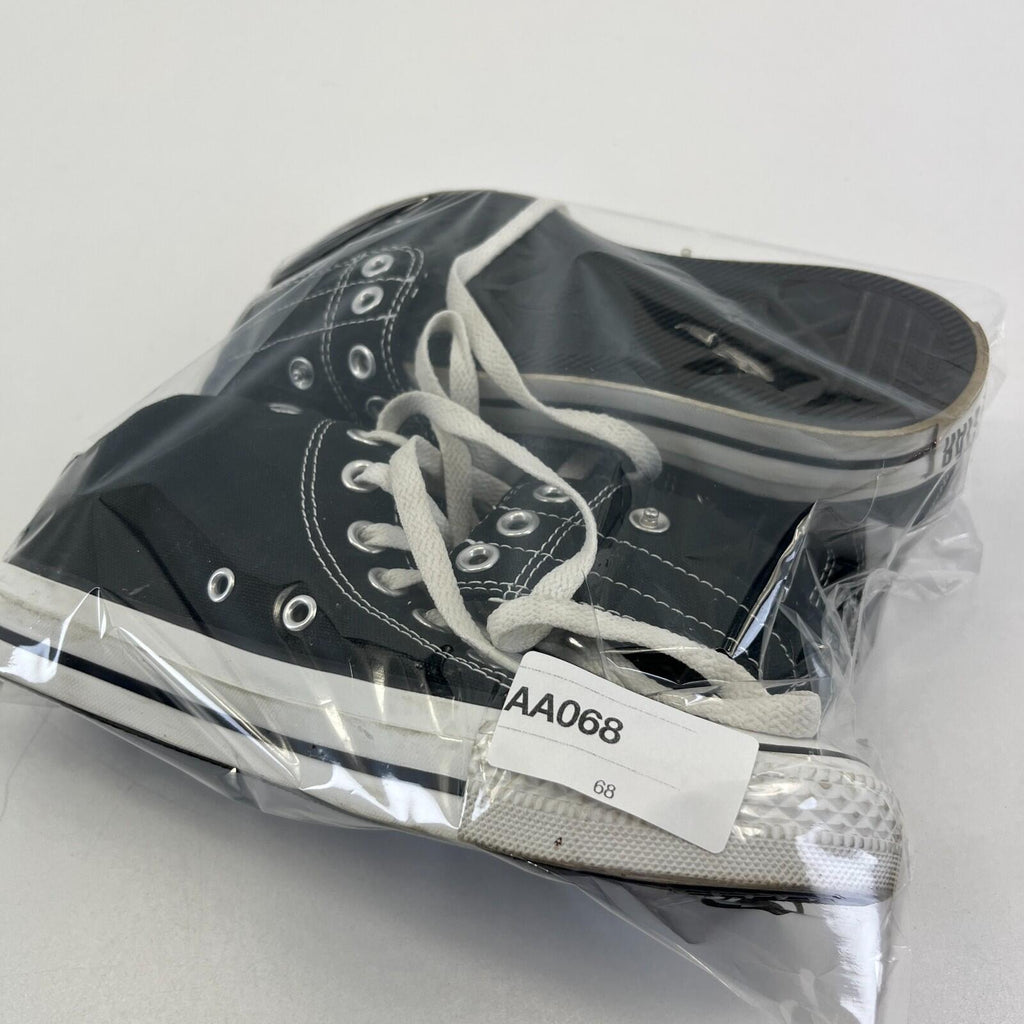 Converse X High Roll Top Trainers Black with White Stars size UK 4 EU 36.5