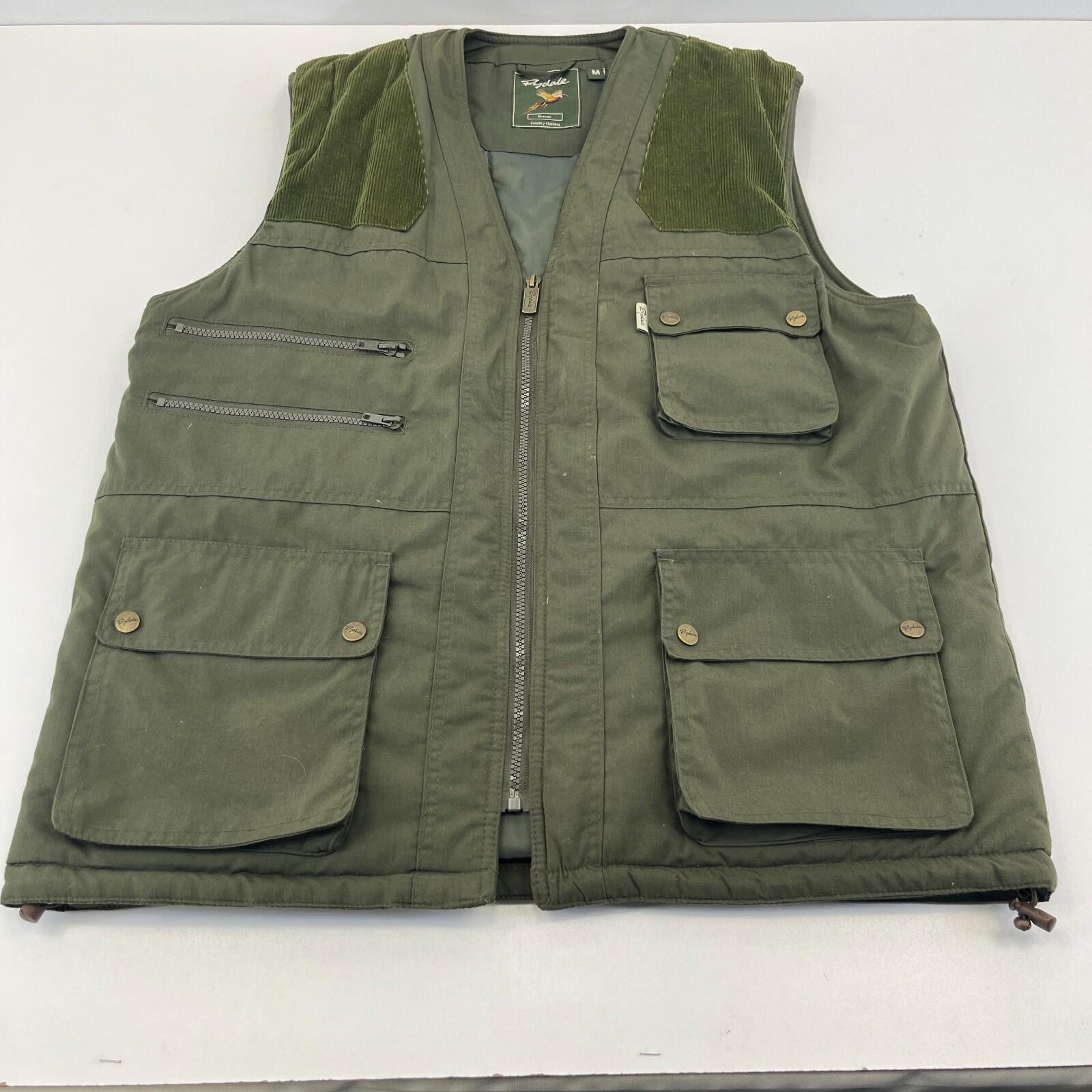 Rydale Brecon Quilted Bodywarmer Gilet size M Waistcoat Utility Shooting Green