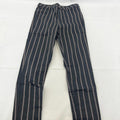 C&A Clockhouse Womens Black Striped Jeans Jegging Leg Skinny size 38R - NWOT