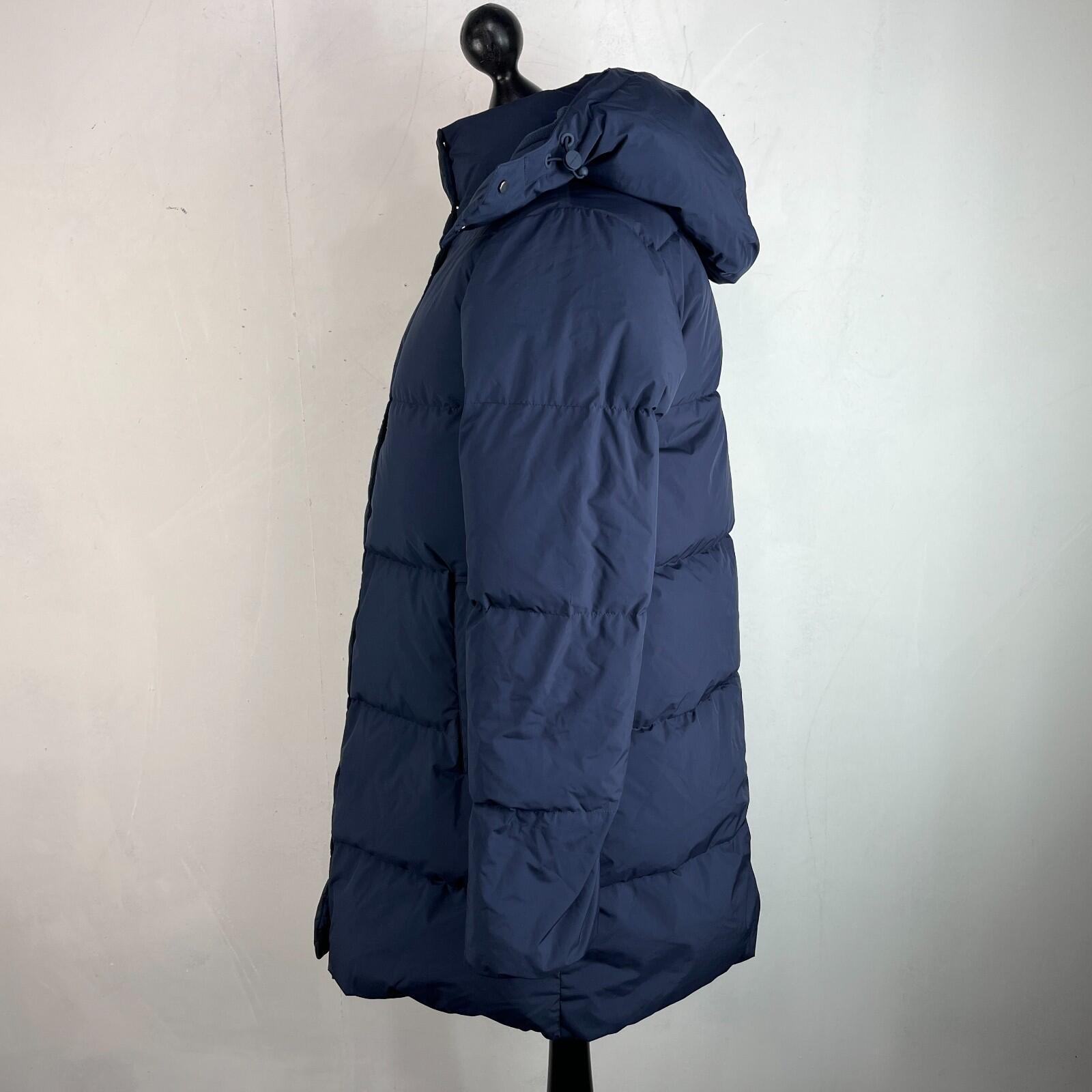 Sweaty Betty Nimbus Mid Waterproof Puffer Coat size XS Navy Blue - Near Mint