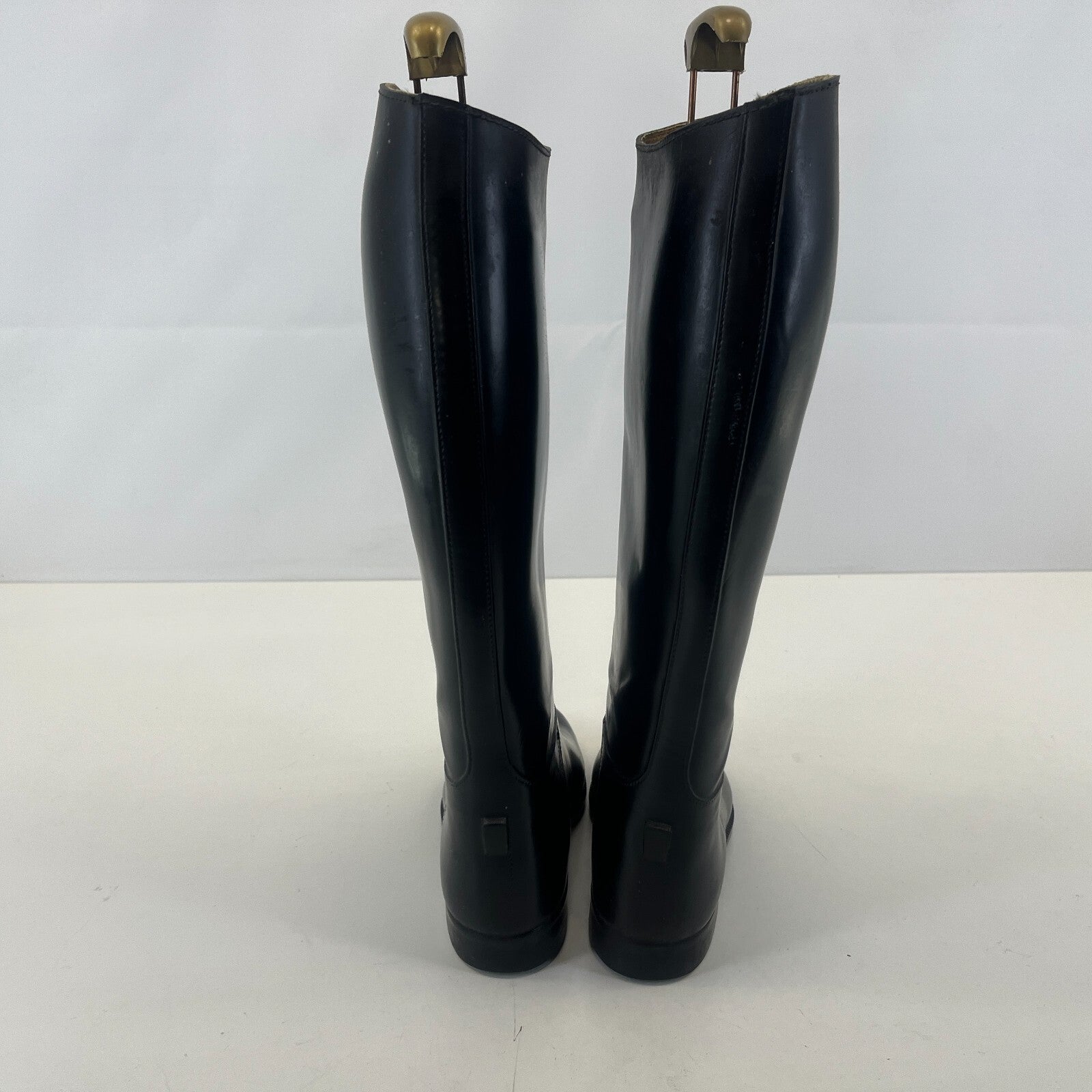 Aigle Black Leather Horse Riding Boots size UK 2.5 EU 35