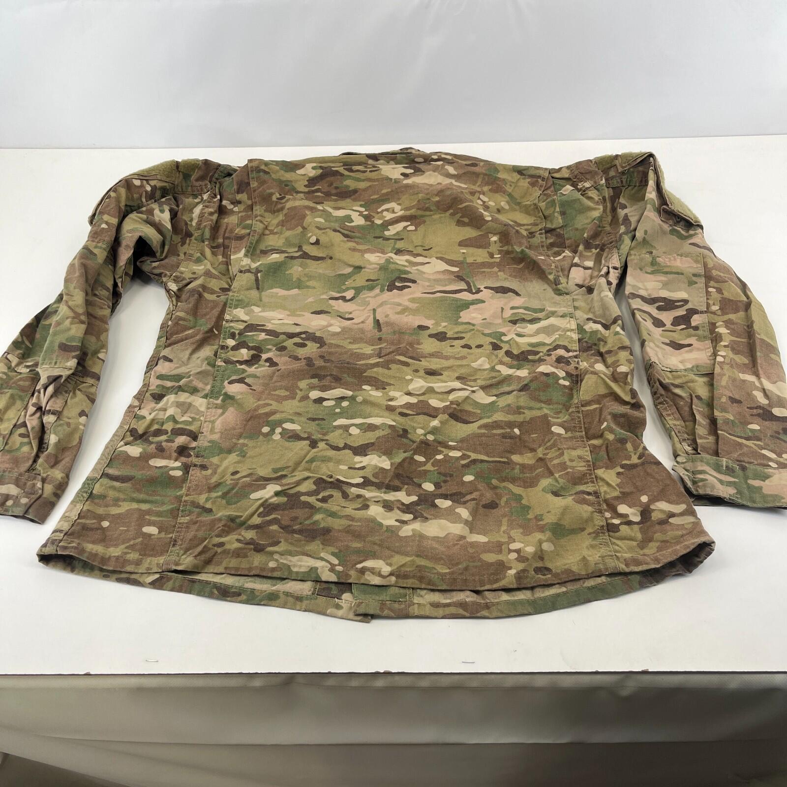 US Army Surplus Issue Woodland BDU Jacket Camo Combat Uniform size Large