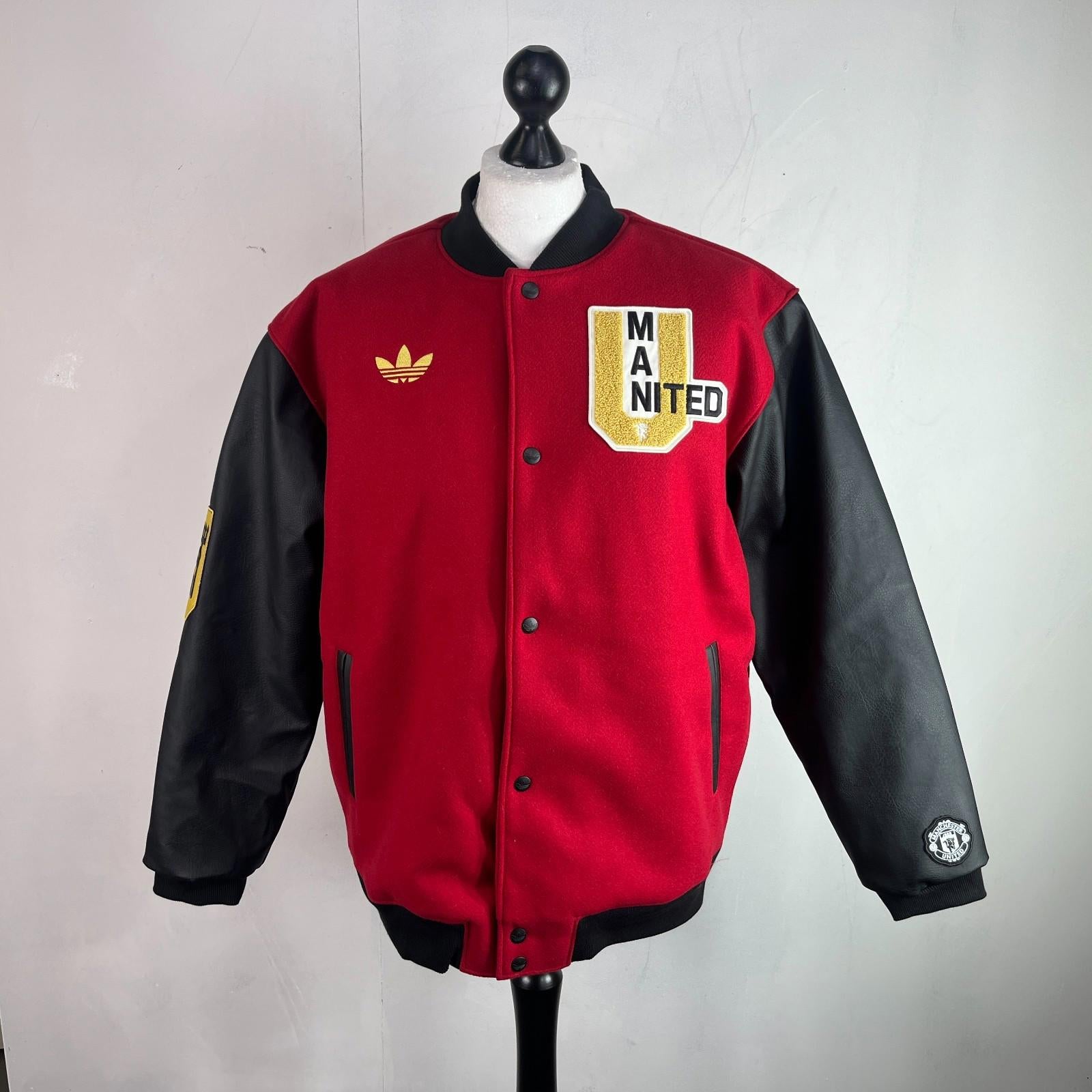 Manchester United Authentic Adidas XL VRCT Varsity Jacket size XL - BNWT