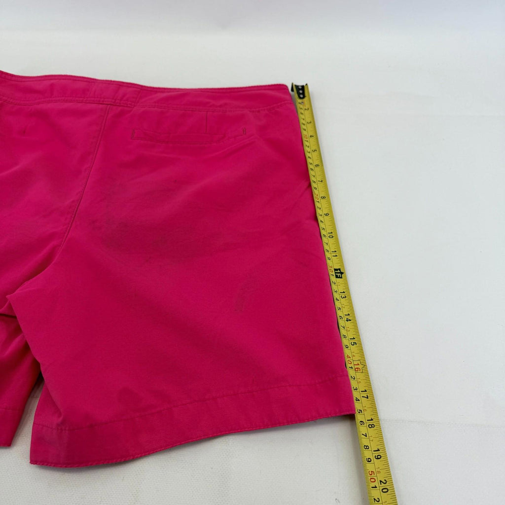 Abercrombie & Fitch Men's Shorts Bright Pink Beach Board Swim Trunks size L Slim