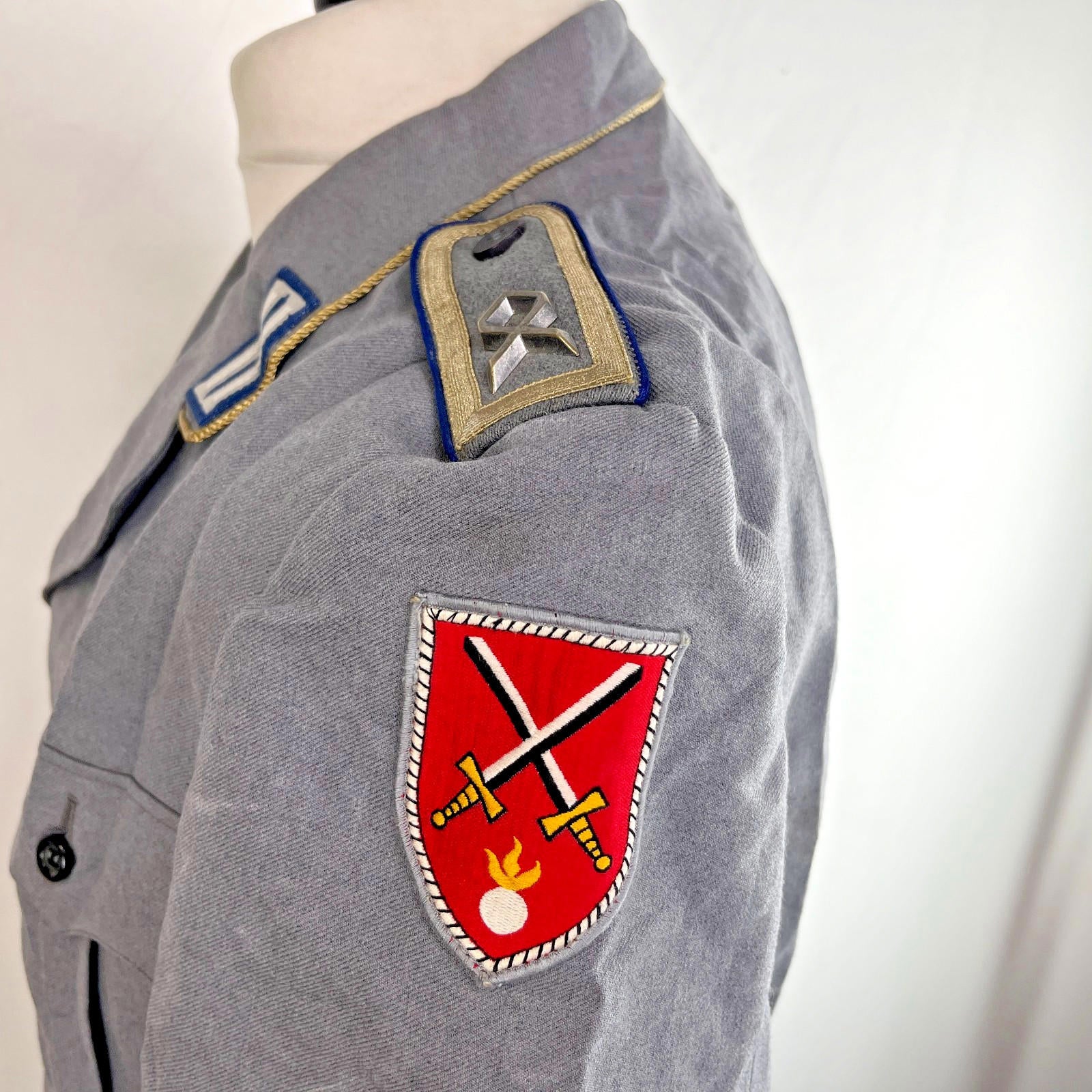 Rare Vintage 1970 German Army Logistic Centre Officers Jacket Bundeswehr size L