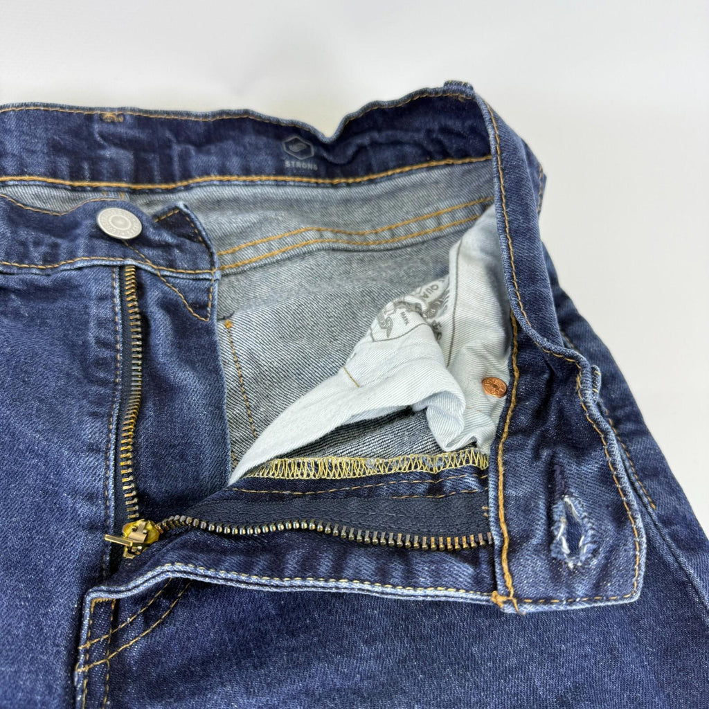 LEVI'S 511 BIG E Mens Jeans Waterless Blue Slim Stretch Straight W30" L30"