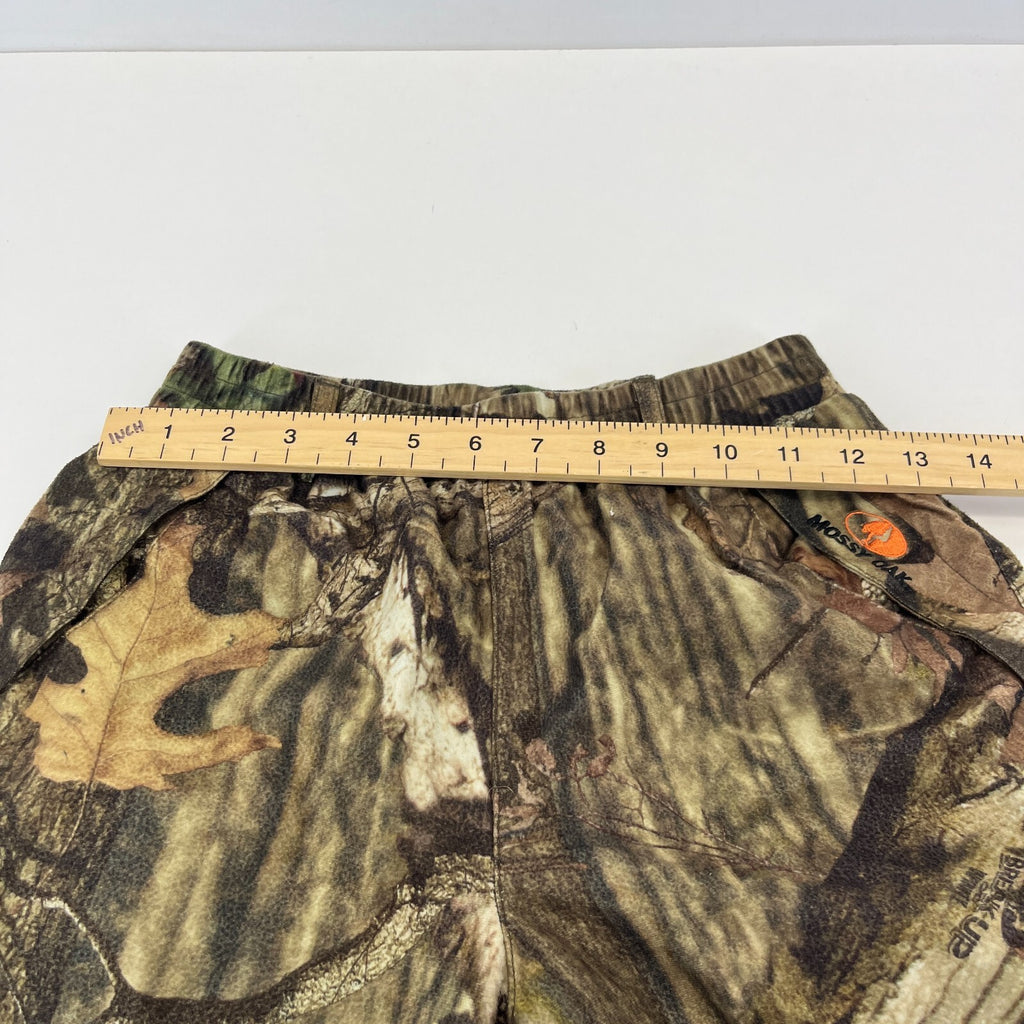 Mossy Oak Cargo Hunting Pants Youth size L (10/12) Real Tree Leaf Camo
