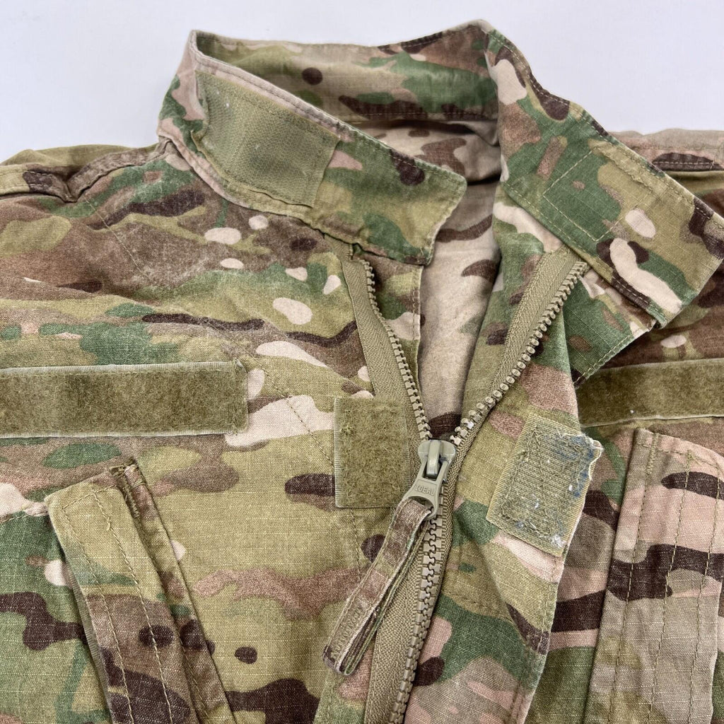 US Army Surplus Issue Woodland BDU Jacket Camo Combat Uniform size Small-Long