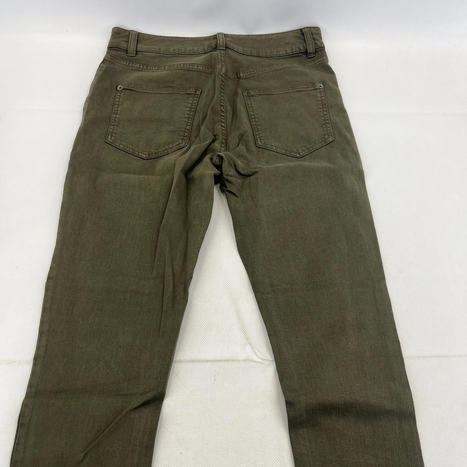 Marks & Spencer Khaki Green Super Skinny Jeans UK Women's size 12R - NWOT