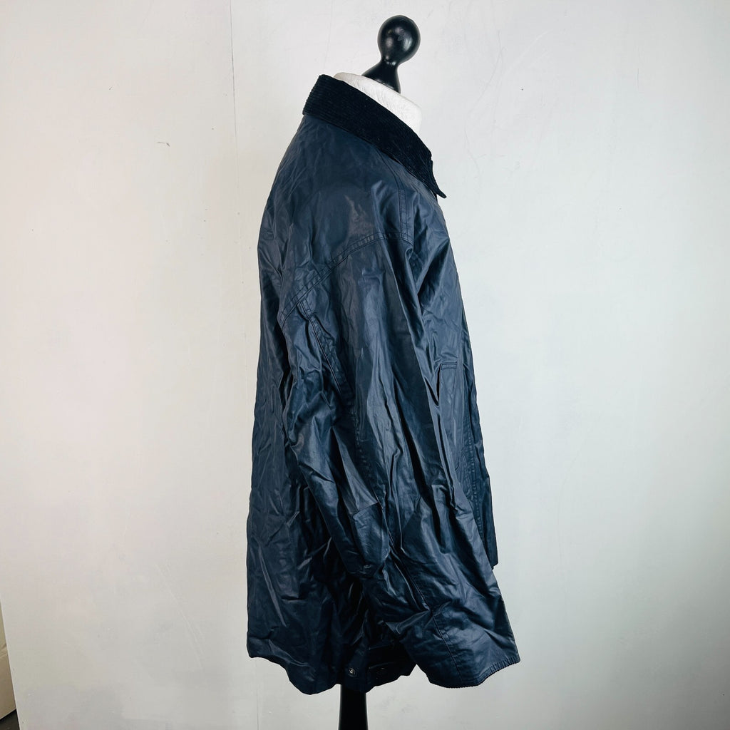 Glengreen Made in England Wax Jacket in Black size Large