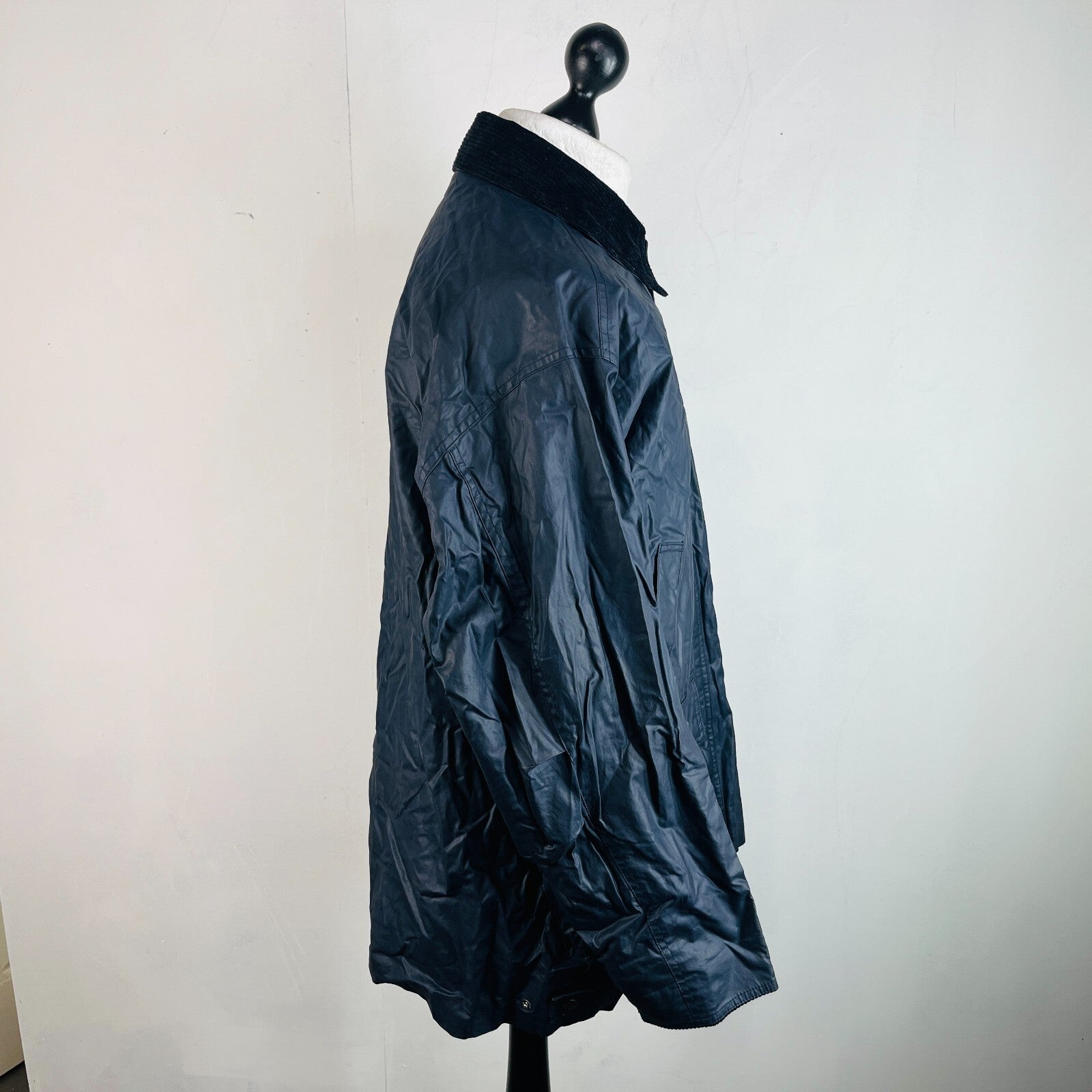 Glengreen Made in England Wax Jacket in Black size Large