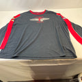 Joe Browns Biker T-shirt Mens Black/Red size 6XL Crew Neck Long Sleeve Cotton