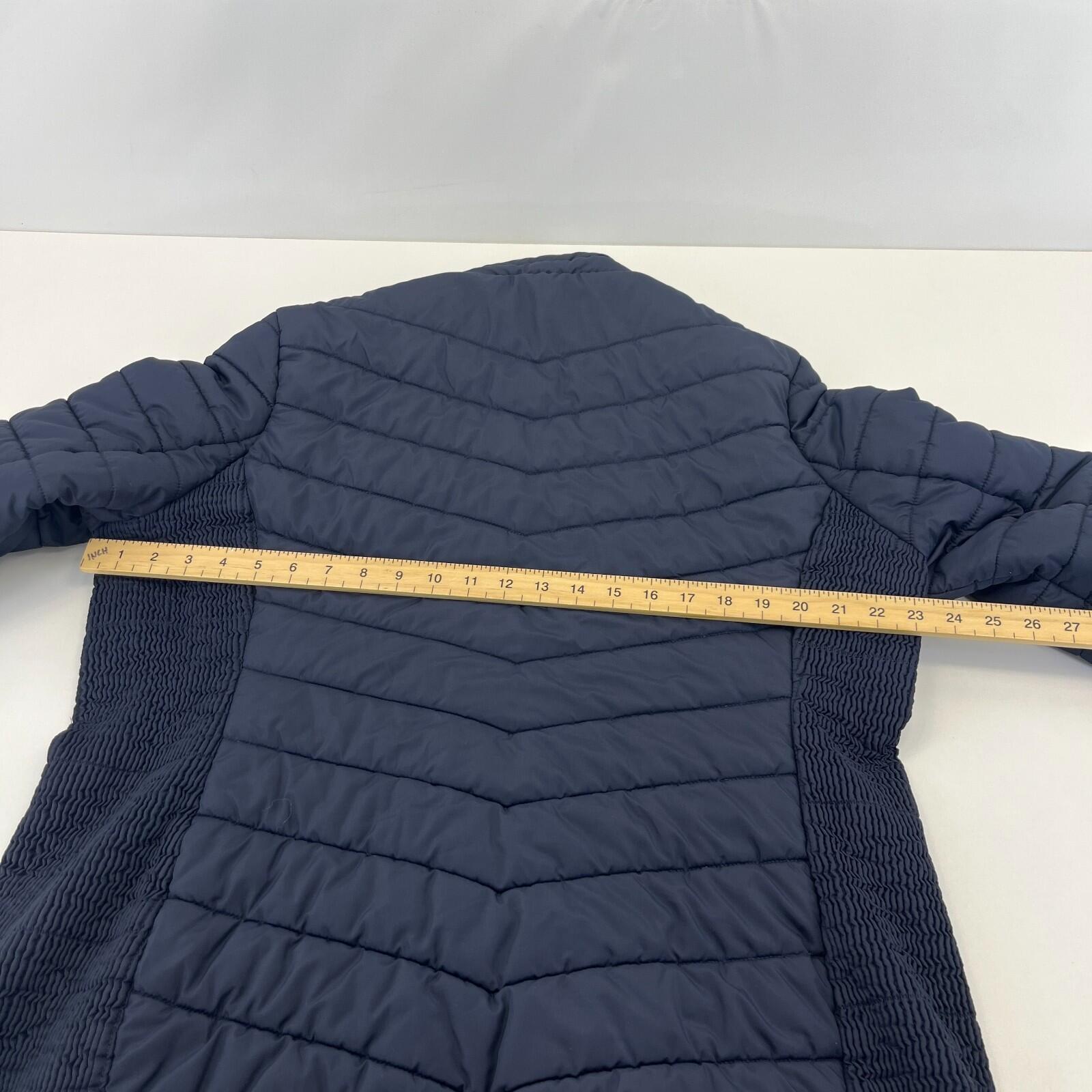 Joules Warm Welcome Collection Quilted Jacket Navy Blue size 18