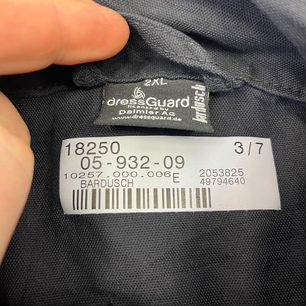 Official Mercedes Benz Factory Worker Chore Jacket Mens size 2XL Black