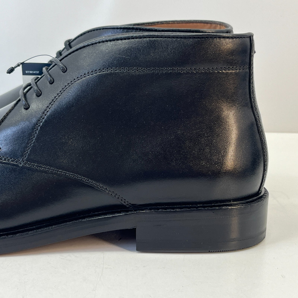 Marks & Spencer Sartorial Black Leather Smart Luxury Boots UK 8 RRP £120 New