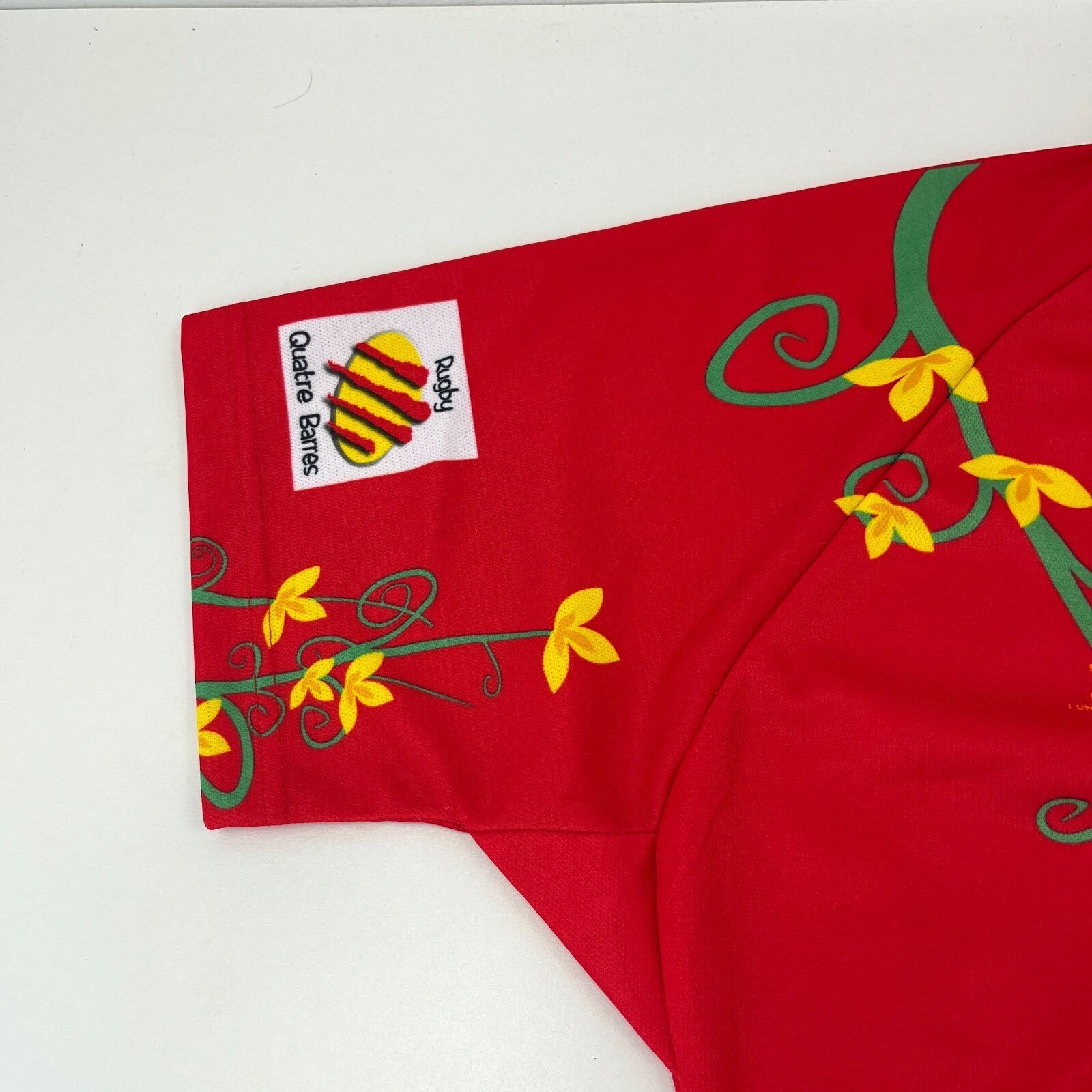 Kukri Enginyers RUFC Short Sleeve Rugby Shirt Red & Yellow Women's size 2XL  New