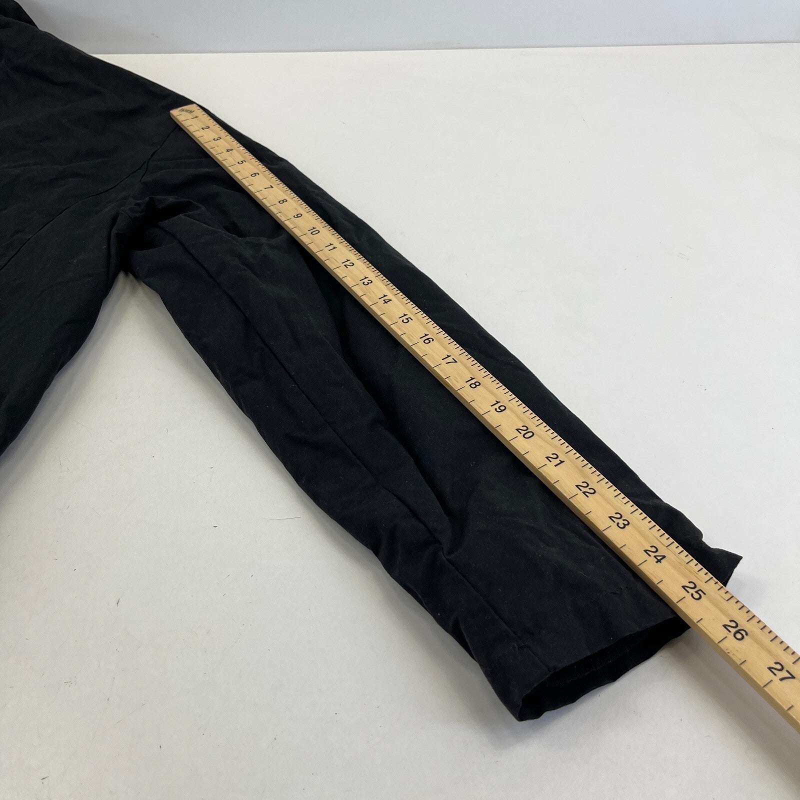 Crane Wax Jacket in Black Waxed Cotton size Medium