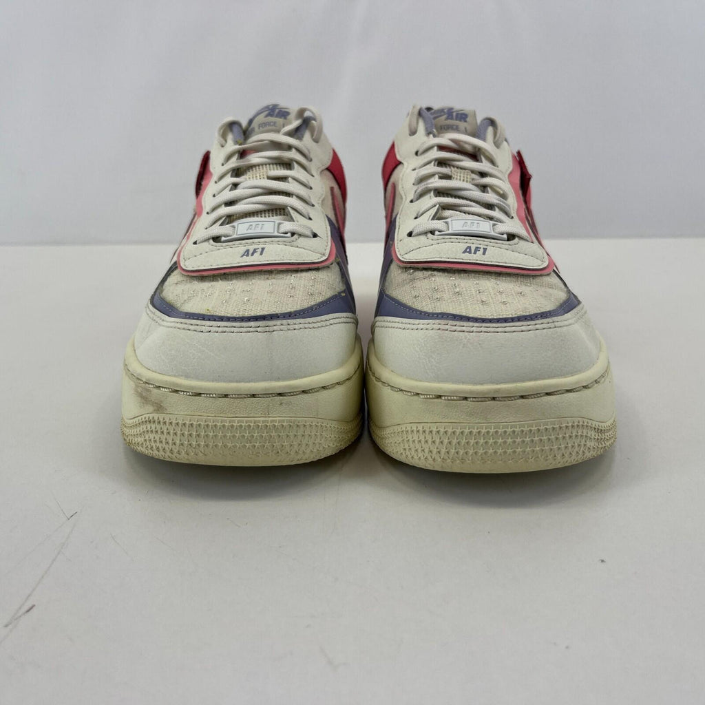 Nike Air Force 1 White Pink Purple Womens UK 8 Trainers AF1 DV7449-101