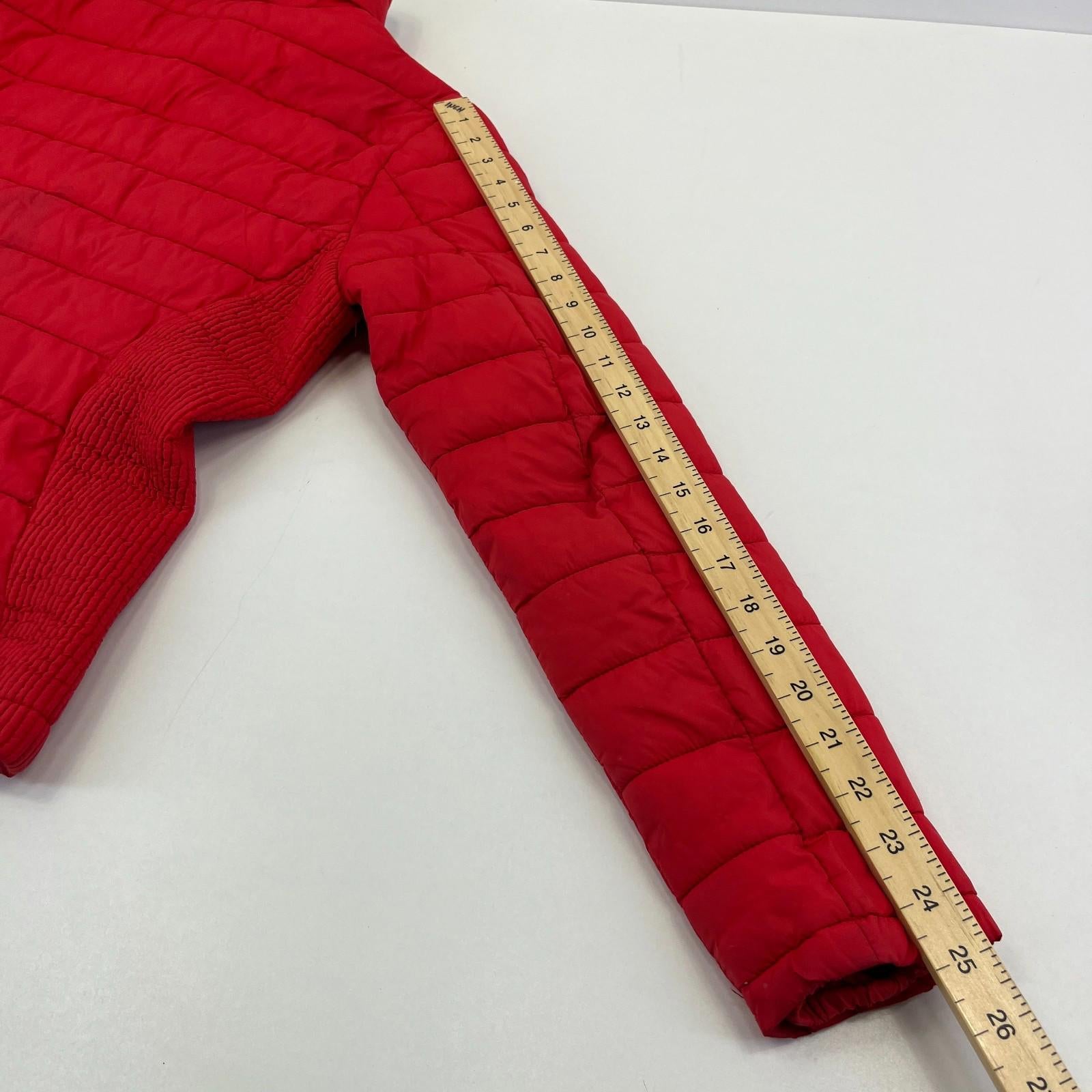 Superdry Original Fuji Jacket Coat Women’s size 14 Quilted Red Warm Ladies