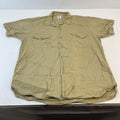 Vintage Elbeco US Marines USMC Twill Workwear Shirt Short Sleeve Military XL