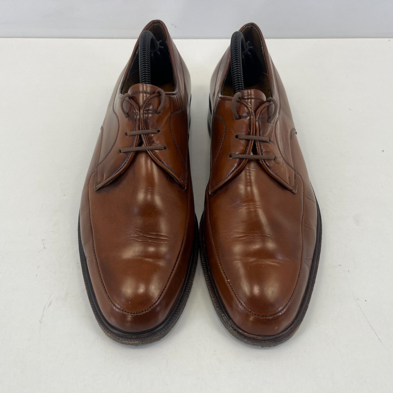 Sajoma Men's Leather Oxford Loafers Dress Shoes Brown size UK 8 Made in Portugal